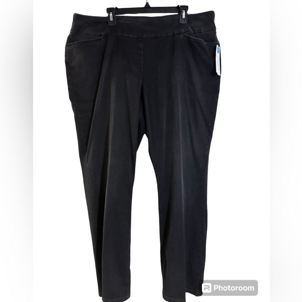 New Dark Gray Light velour Wedtbound pants. Size 22